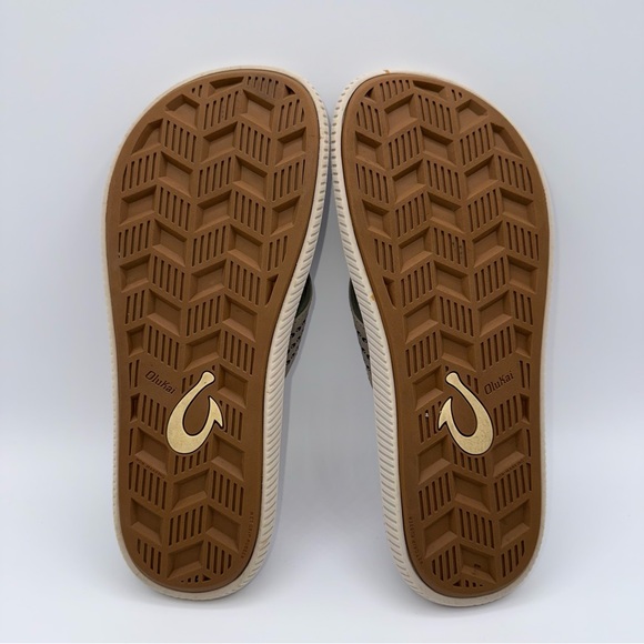 Olukai Ulele Sandals Men’s Size 10 in Clay/Mustang Flip Flops - Picture 4 of 11